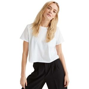 Richer Poorer Boxy Crop Pocket Tee